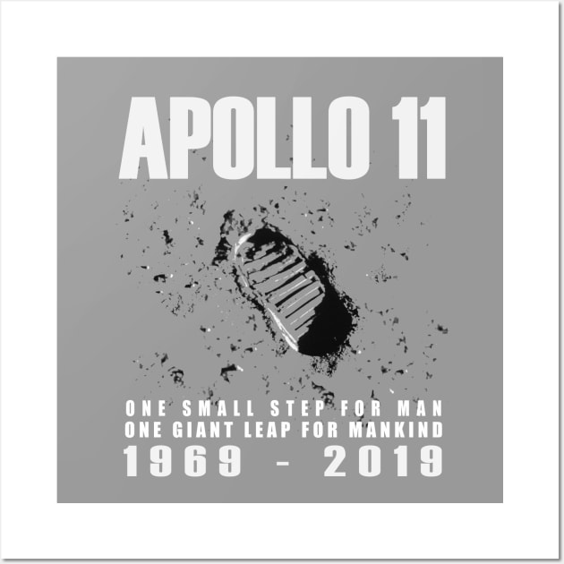 Apollo 11 Moon Landing 50th Anniversary Wall Art by SeattleDesignCompany